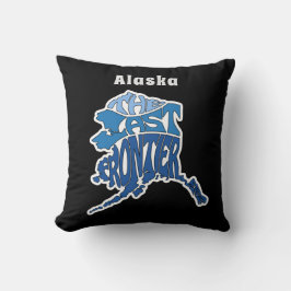 Alaska Nickname Word Art Kussen