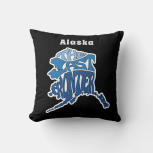 Alaska Nickname Word Art Kussen