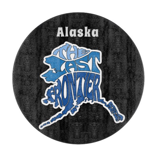 Alaska Nickname Word Art Snijplank (Voorkant)