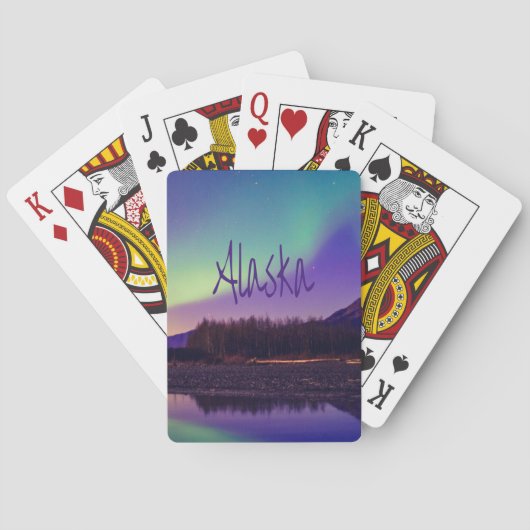 Alaska Noordelijke hoogvlakte Pokerkaarten (Achterkant)