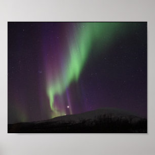 Alaska Northern Lights Sky Night Beauful Poster