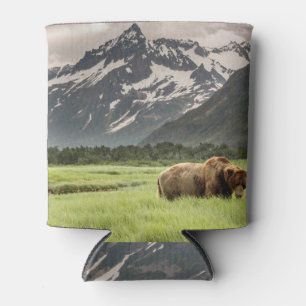 Alaska oevers, grizzly beer blikjeskoeler