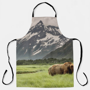 Alaska oevers, grizzly beer schort