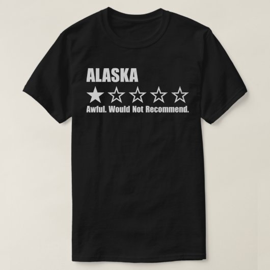Alaska One Review TShirt 2 (Design devant)