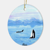 Alaska Orca Ornament (Links)