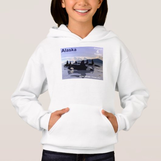 Alaska Orka Postzegel (Voorkant)