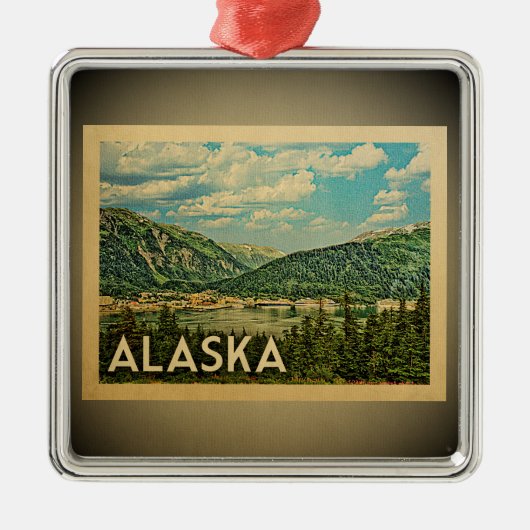 Alaska Ornament Vintage Travel (Voorkant)