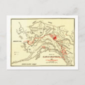 Alaska Panoramic Map Briefkaart (Voorkant)
