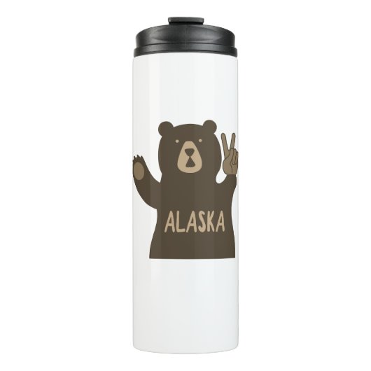 Alaska Peace Beer Thermosbeker (Voorkant)