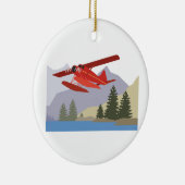 Alaska Plane Keramisch Ornament (Rechts)