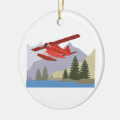 Alaska Plane Keramisch Ornament (Links)