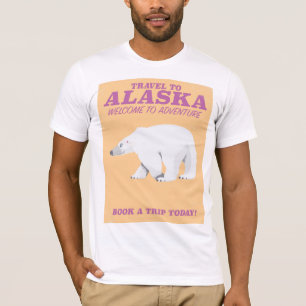 Alaska Polar Beer vintage  poster T-shirt