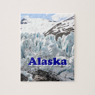 Alaska: Portage Glacier, Verenigde Staten (titel) Legpuzzel