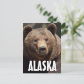 ALASKA PORTE GRIZZLY CARTES POSTALES (Debout devant)