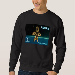 Alaska Postage - Fractal Inuit Hunter Trui