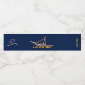Alaska Postal Carrier Waterfles Etiket (Enkel label)
