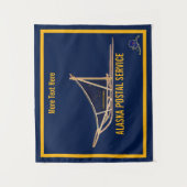 Alaska Postal Service Dog Sled Wandkleed (Voorkant)