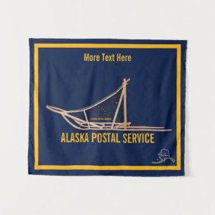 Alaska Postal Service Dog Sled Wandkleed
