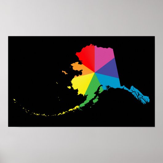 alaska pride. angled. poster (Voorkant)