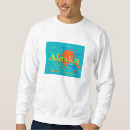 Alaska Pride Map Silhouette Trui