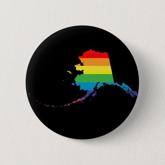 alaska pride . ronde button 5,7 cm (Voorkant)