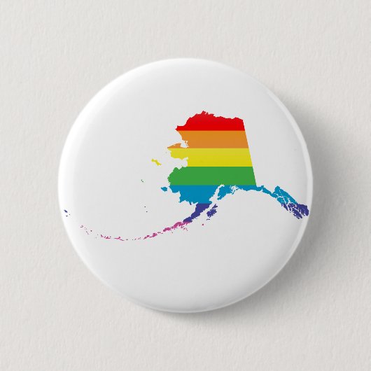 alaska pride . ronde button 5,7 cm (Voorkant)