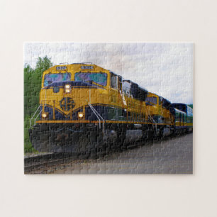 Alaska Railcar. Legpuzzel