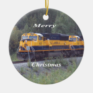 Alaska Railroad Keramisch Ornament