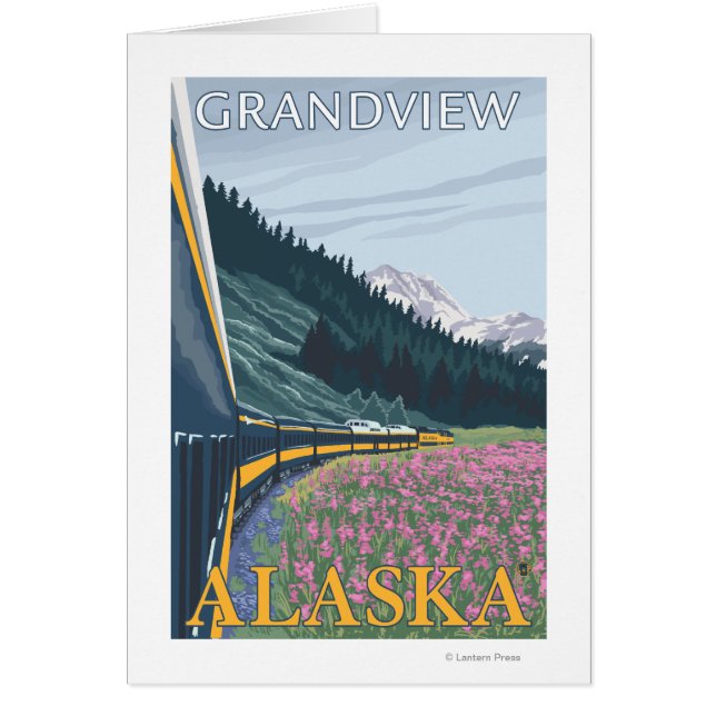 Alaska Railroad Scene - Grandview, Alaska (Devant)