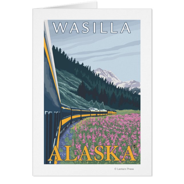 Alaska Railroad Scene - Wasilla, Alaska (Devant)