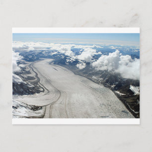 Alaska Range Mountains & glacier, Verenigde Staten Briefkaart