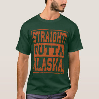 Alaska Rechtstreeks uit Alaska Vintage meisje T-shirt