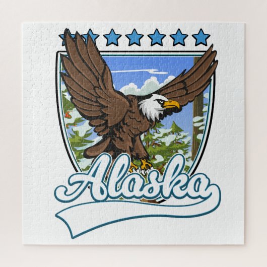 Alaska Reis Patch Legpuzzel (Verticaal)