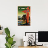 Alaska Reisposter Poster (Thuiskantoor)