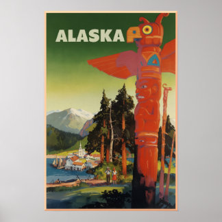 Alaska Reisposter Poster