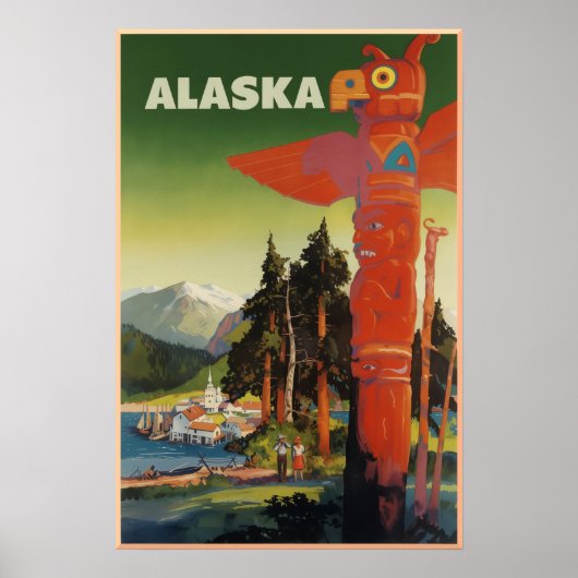 Alaska Reisposter Poster (Voorkant)