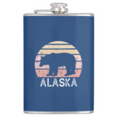 Alaska Retro Beer Heupfles (Voorkant)