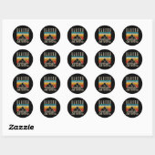 Alaska roept dat ik moet gaan bergen wandelen ronde sticker (Vel)