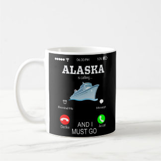Alaska roept vakantie koffiemok