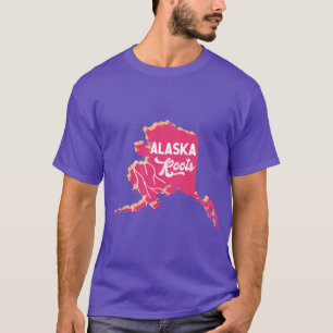 Alaska Roots Roze Sinaasappel T-shirt