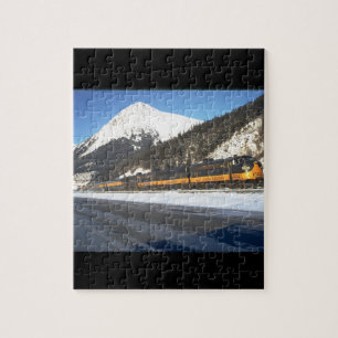 Alaska RR F-7 #1502, met trein_Treinen Legpuzzel