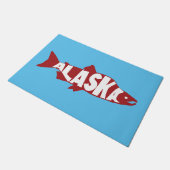 Alaska Salmon Deurmat (Schuin)