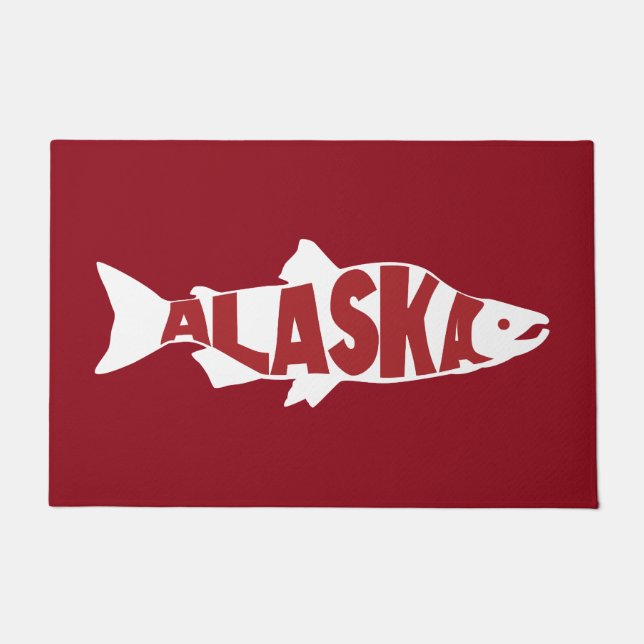Alaska Salmon Doormat Deurmat (Voorkant)