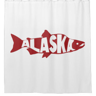Alaska Salmon Douchegordijn