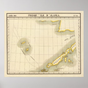 Alaska-schiereiland Poster