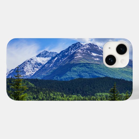 Alaska Schilderachtig Byway Mountain Case-Mate iPhone Case (Achterkant (horizontaal))
