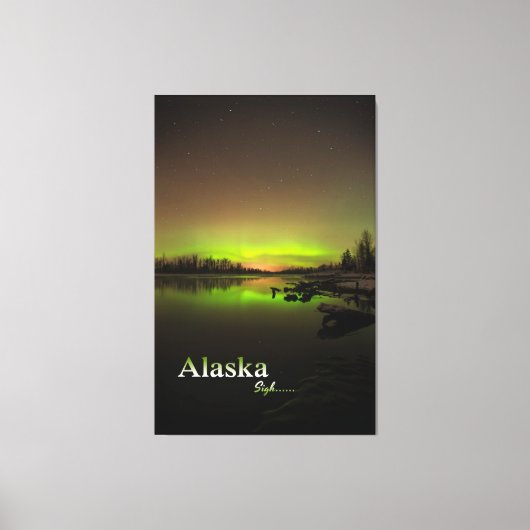 Alaska Sigh.... Canvas Afdruk (Voorkant)
