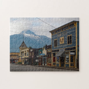 Alaska Skagway Town Buildings Foto Legpuzzel