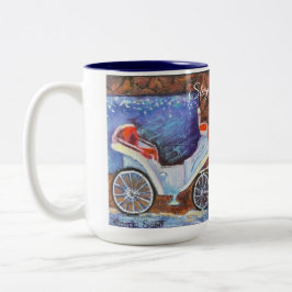Alaska Sleigh Bells Ring Tweekleurige Koffiemok