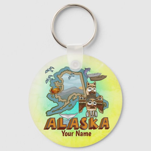 Alaska Sleutelhanger (Voorkant)